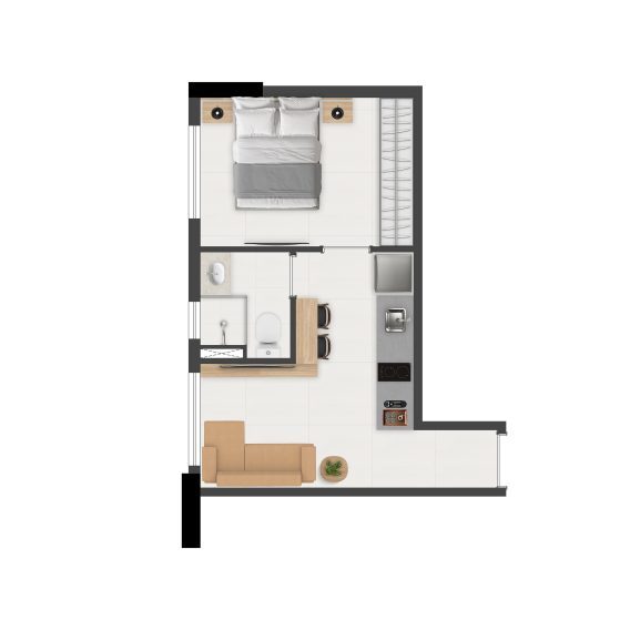 Brás 120 - 25m² planta - final 11 (fundo branco)